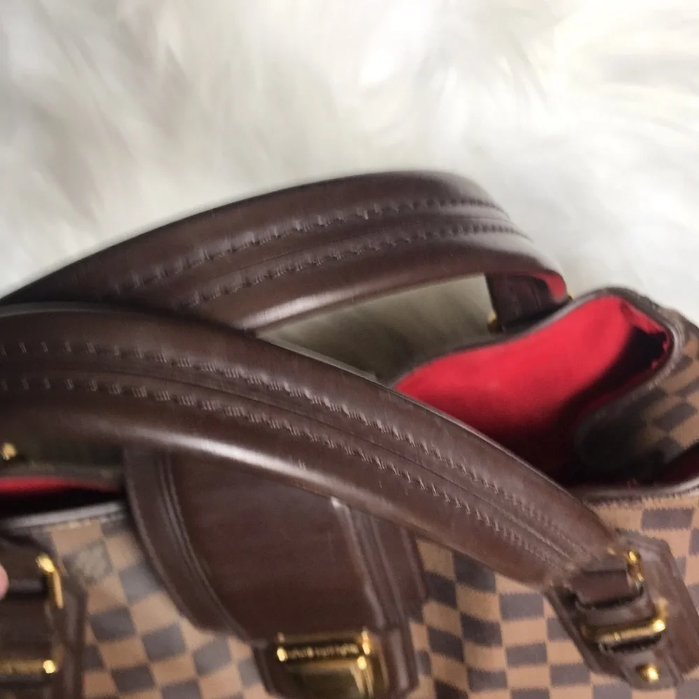 Luxury Alert! Louis Vuitton Damier Ebene Griet GM - Collectors Item - Picture 13 of 16